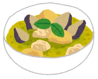 グリーンカレーの絵